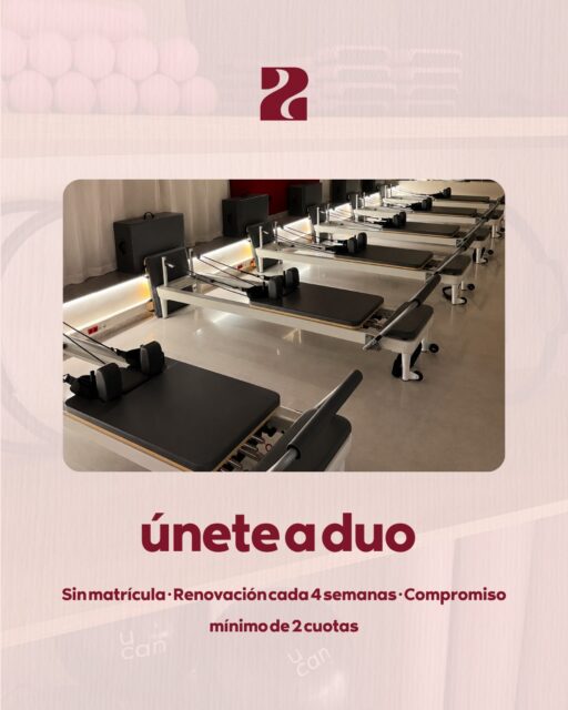 Troba el pla perfecte per a tu 🤍

Tant si estàs començant com si ja ets una habitual, a duo tenim un pla pensat per al teu ritme, els teus objectius i la teva agenda.

Sense matrícula. Sense permanència. Només pilates, cada 4 setmanes.

👉🏼 Més informació a l’enllaç de la bio o escriu-nos per WhatsApp.

#Pilates #ReformerPilates #Barreformer #Terrassa